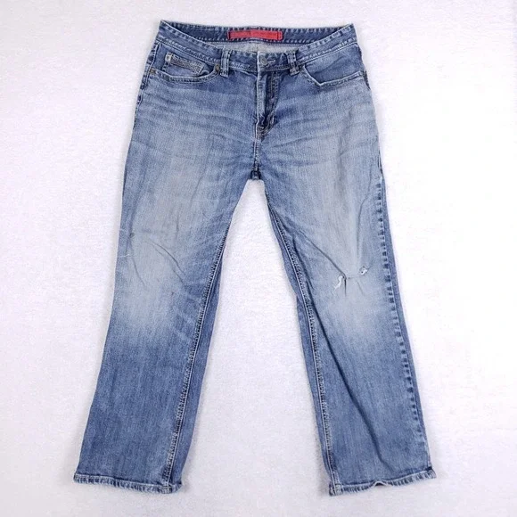Rock & Roll Denim 36x30 Double Barrel Straight Jeans Blue Relaxed Western Cowboy - Picture 1 of 16
